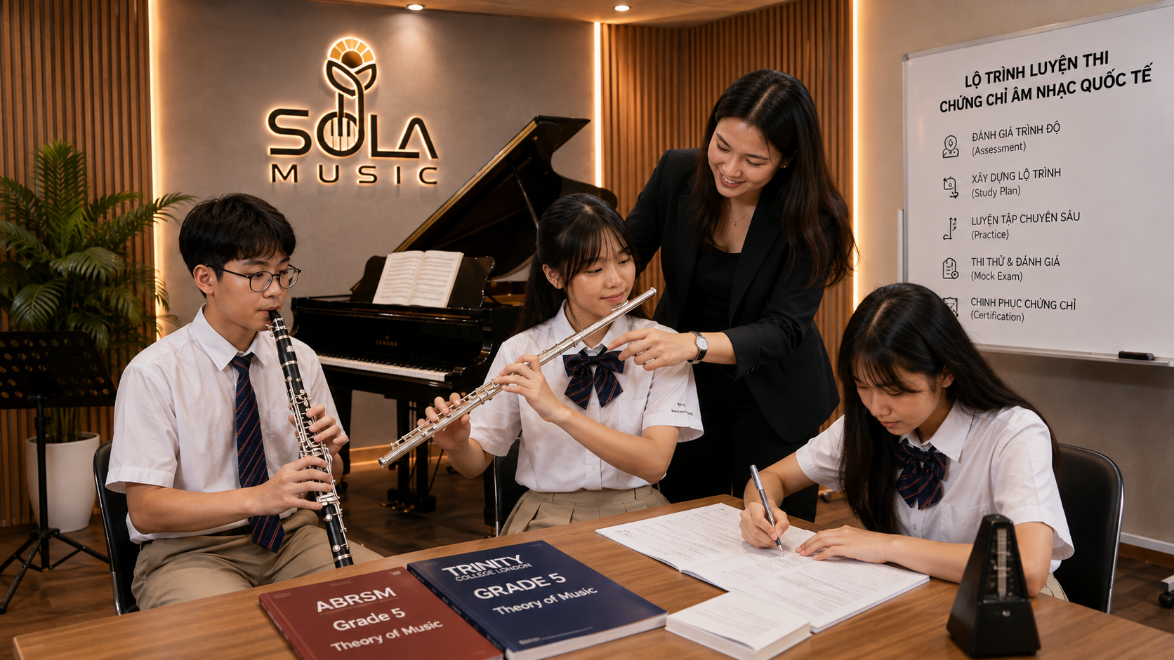 Luyện Thi Chứng Chỉ Âm Nhạc Quốc Tế Tại Sola Music